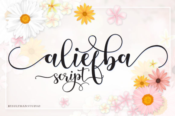 Aliefba Font Poster 1