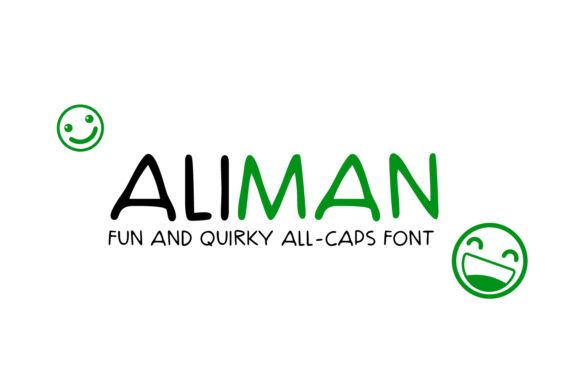 Aliman Font Poster 1