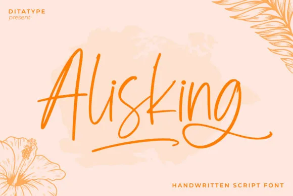 Alisking Font Poster 1