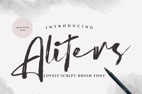 Aliters Font Poster 1