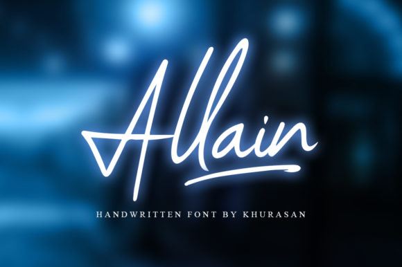 Allain Font Poster 1