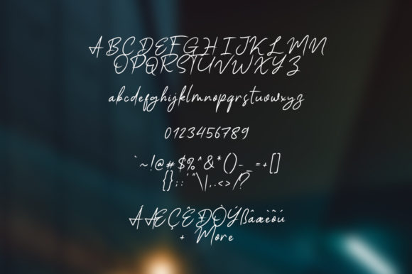 Allain Font Poster 7