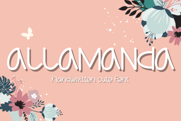 Allamanda Font Poster 1