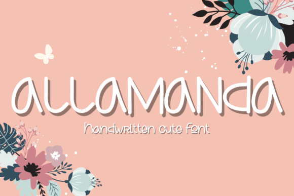 Allamanda Font Allamanda Font Poster 1