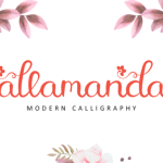 Allamanda Font Poster 1