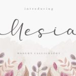 Allesia Font Poster 1