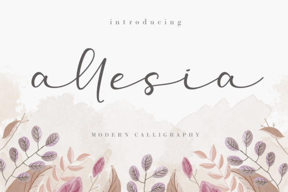 Allesia Font Poster 1