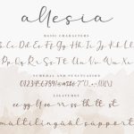 Allesia Font Poster 10