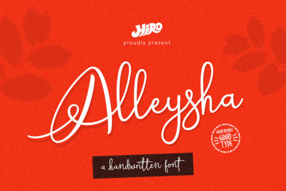 Alleysha Font Poster 1