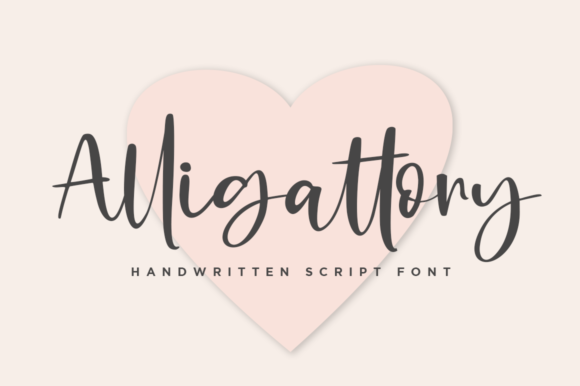 Alligattory Font Alligattory Font Poster 1