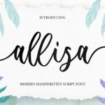 Allisa Font Poster 1