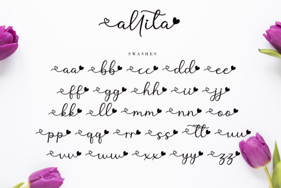 Allita Font Poster 12
