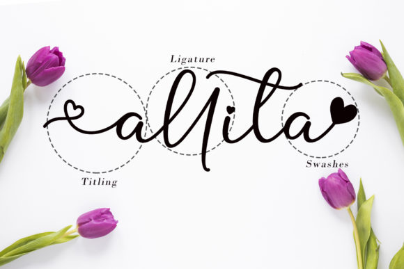 Allita Font Poster 10
