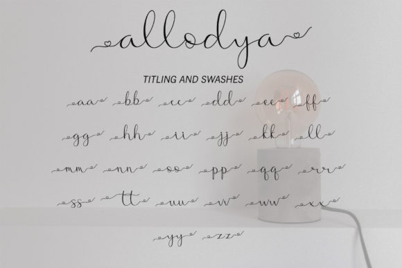 Allodya Font Poster 8