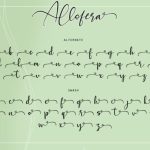 Allofera Font Poster 9