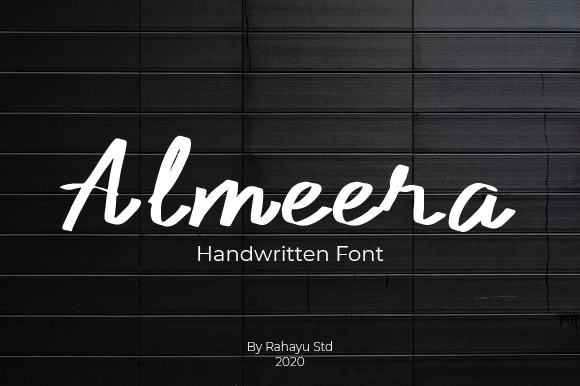 Almeera Font Poster 1