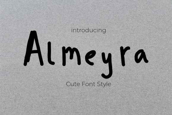 Almeyra Font Poster 1