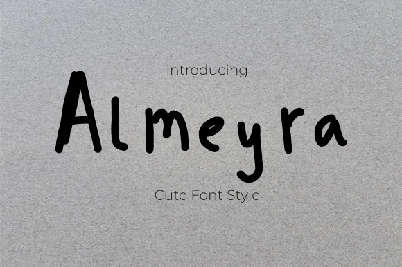 Almeyra Font Poster 2