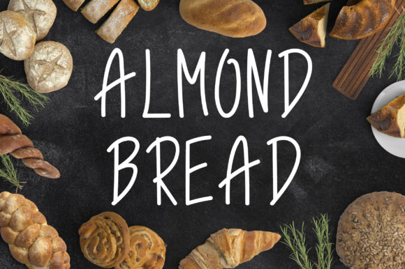 Almond Bread Font Poster 1
