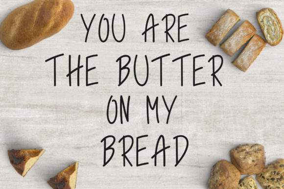 Almond Bread Font Poster 4