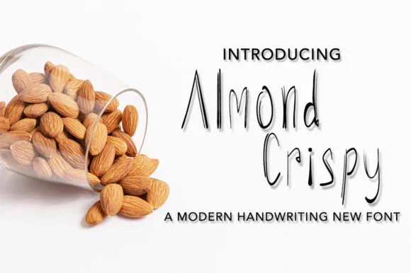 Almond Crispy Font Almond Crispy Font Poster 1