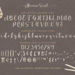 Alocasia Font Poster 11