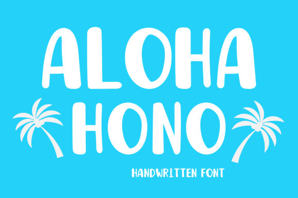 Aloha Hono Font Poster 1
