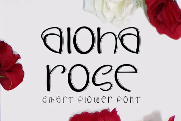 Aloha Rose Font Poster 1