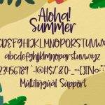 Aloha Summer Font Poster 5