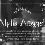 Alpha Anggela Font Poster 1