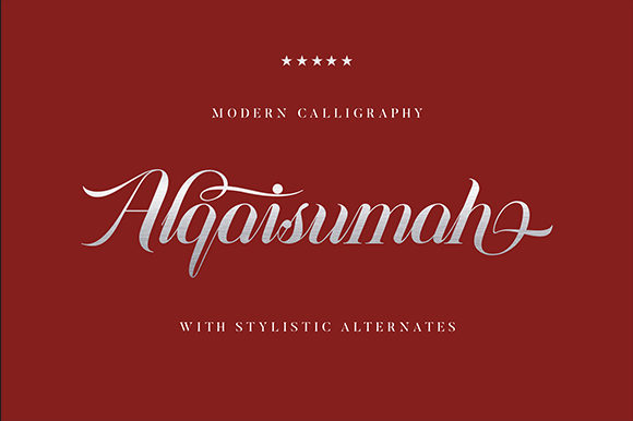 Alqaisumah Font Poster 1