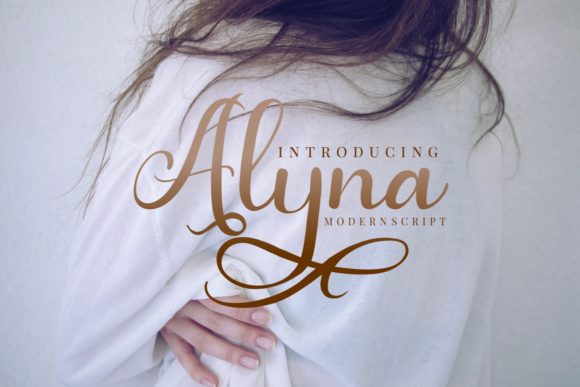 Alyna Font Poster 1