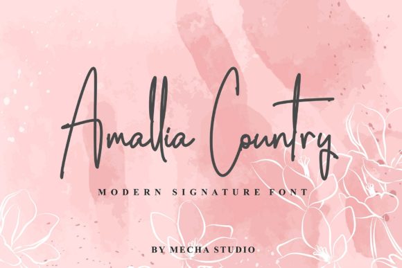 Amalia Country Font Poster 1
