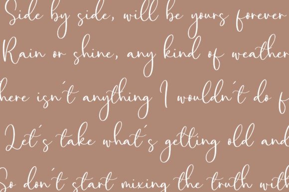 Amalia Salvatore Font Poster 5