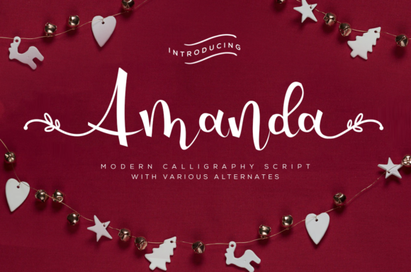 Amanda Font Poster 1