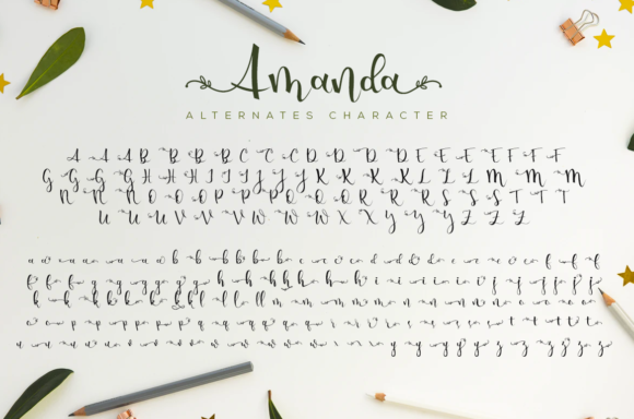 Amanda Font Poster 8