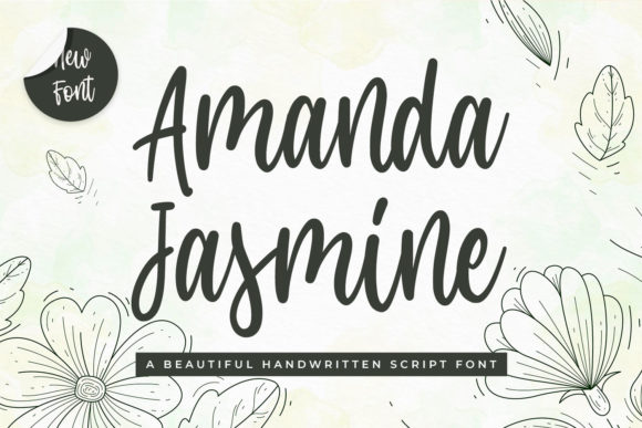 Amanda Jasmine Font Poster 1