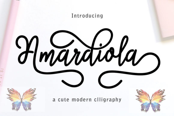 Amardiola Font Poster 1