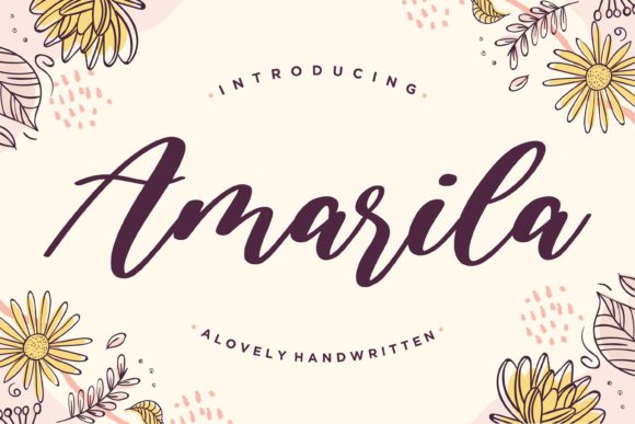 Amarila Font Poster 1