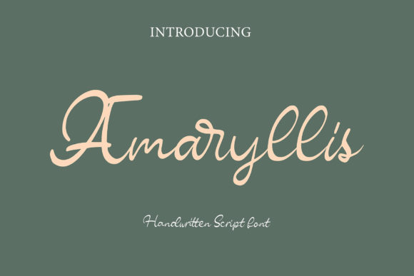 Amaryllis Font