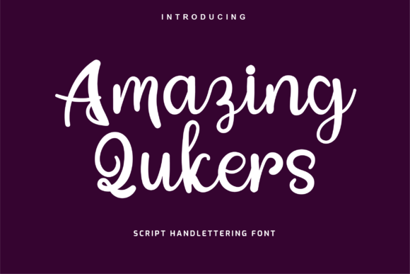 Amazing Qukers Font Poster 1