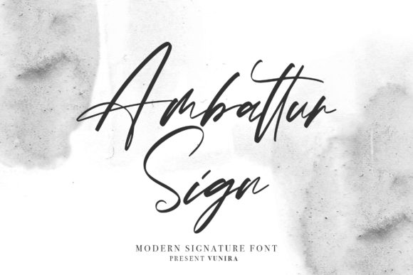 Ambattur Sign Font