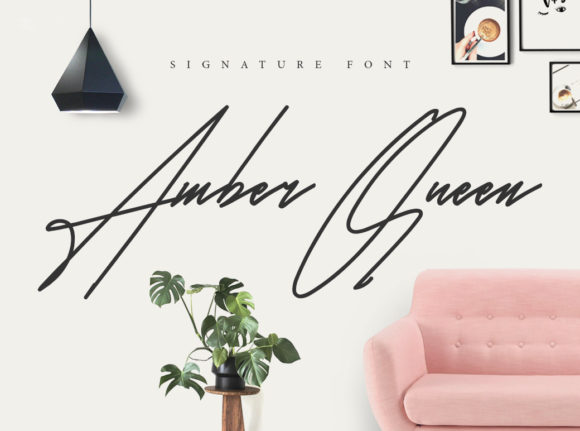 Amber Queen Font Poster 7