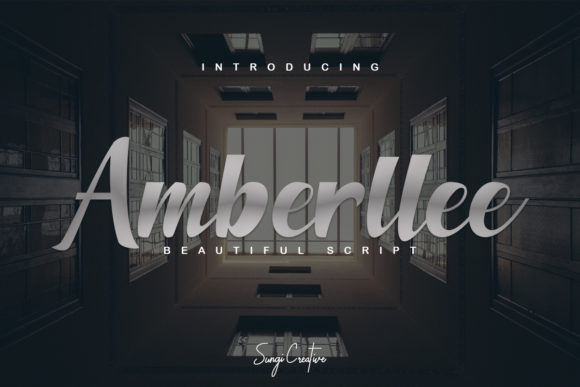 Amberllee Font Poster 1