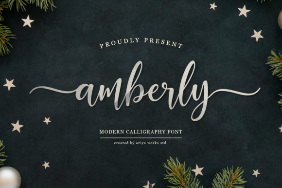 Amberly Font Poster 1