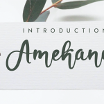 Amekanu Font Poster 1