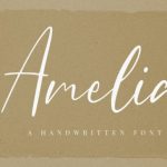 Amelia Font Poster 1