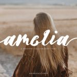 Amelia Font Poster 1