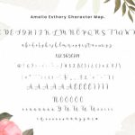 Amelia Esthery Font Poster 5