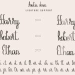 Amelia Jones Font Poster 10